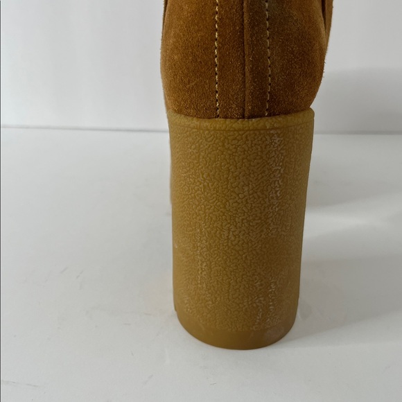 Jeffrey Campbell Brown Suede Shearling Knee-High Boots Sz 6.5 - Picture 5 of 14